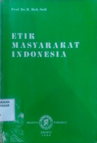 Image of Etika Masyarakat Indonesia